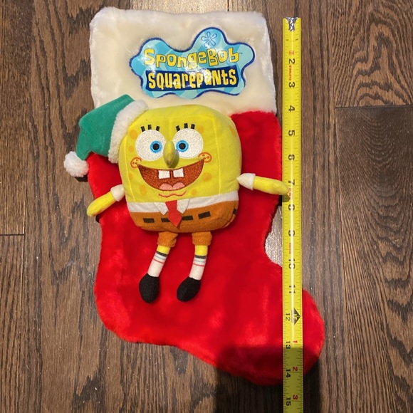 SpongeBob SquarePants Plush Christmas Stocking, 2005 - Picture 4 of 6
